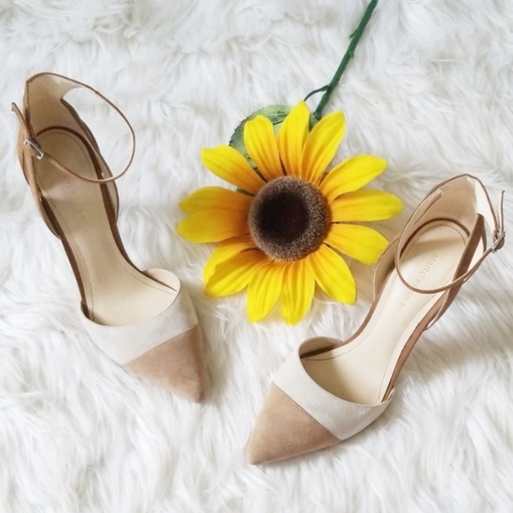 Marc Fisher Shoes - Marc Fisher Night Cap Suede Ankle Strap Pumps